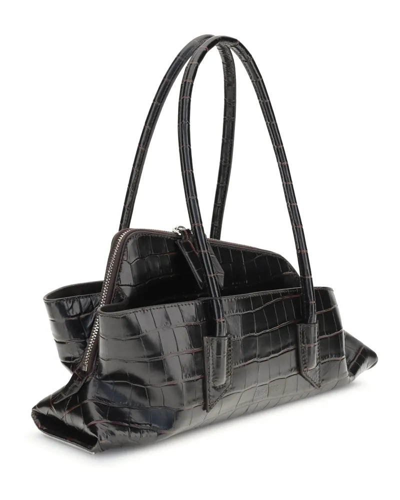 ATTICO La Passeggiata Shoulder Bag — Black Black