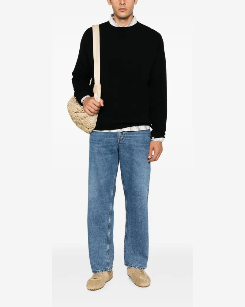 extreme cashmere Crewneck Sweater — Black Black