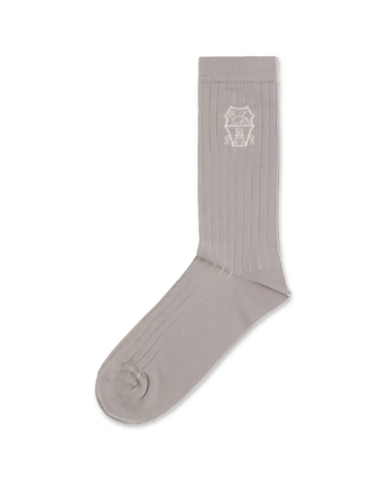 Brunello Cucinelli Men Beige Cotton Socks Clothing Beige