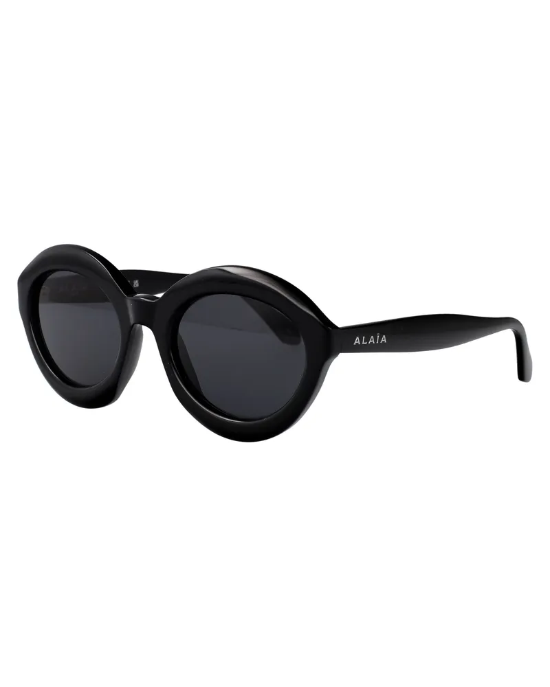 Alaïa Women's Sunglasses Aa0088s Black-Grey Acetate Black-Black-Grey Black/black/grey Black
