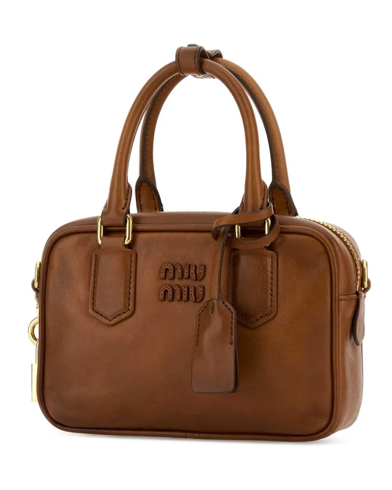Miu Miu Cognac Borse A Mano Bag Brown
