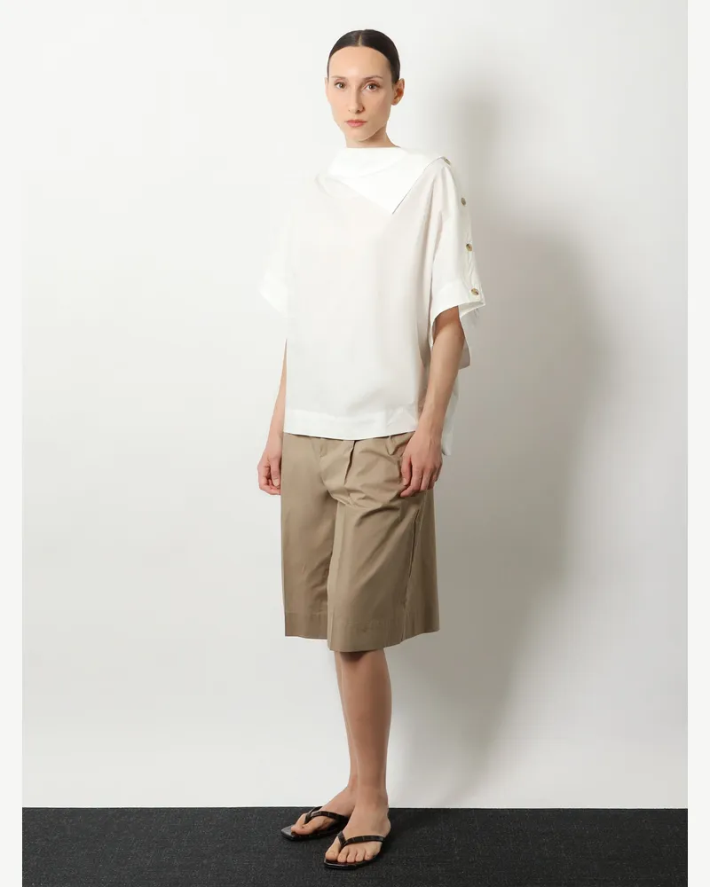 Soeur Women's Bermuda Shorts Imogen Beige Organic Cotton Beige
