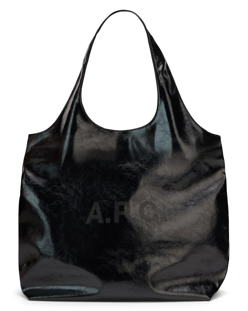 A.P.C. Ninon Synthetic Tote Bag — Black Black