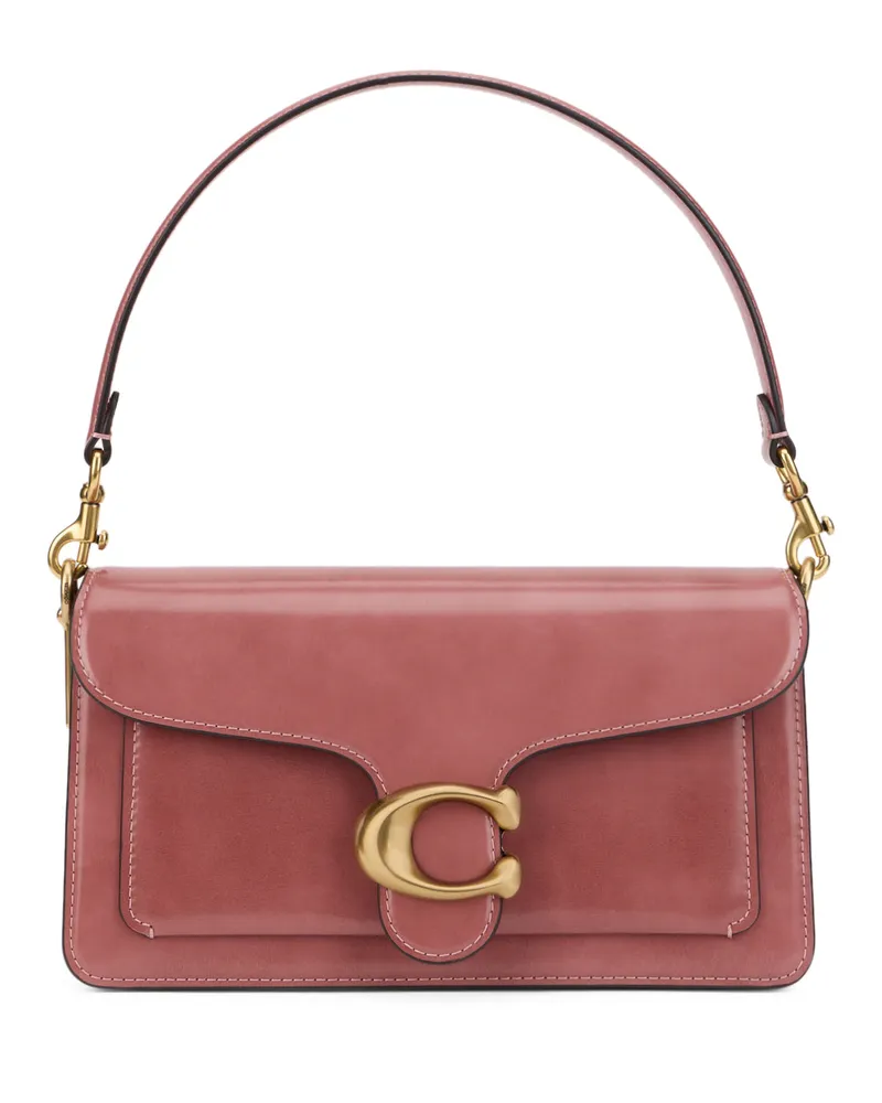 Coach Women's Shoulder Bag Tabby Burgundy Leather Handbags Hand Burgundy