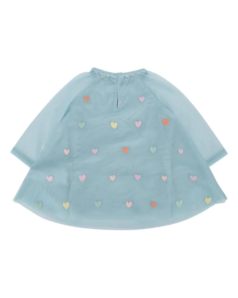 Stella McCartney Kids Boys' Woven Dress Grigiomulticolor Polyester Abiti Blue