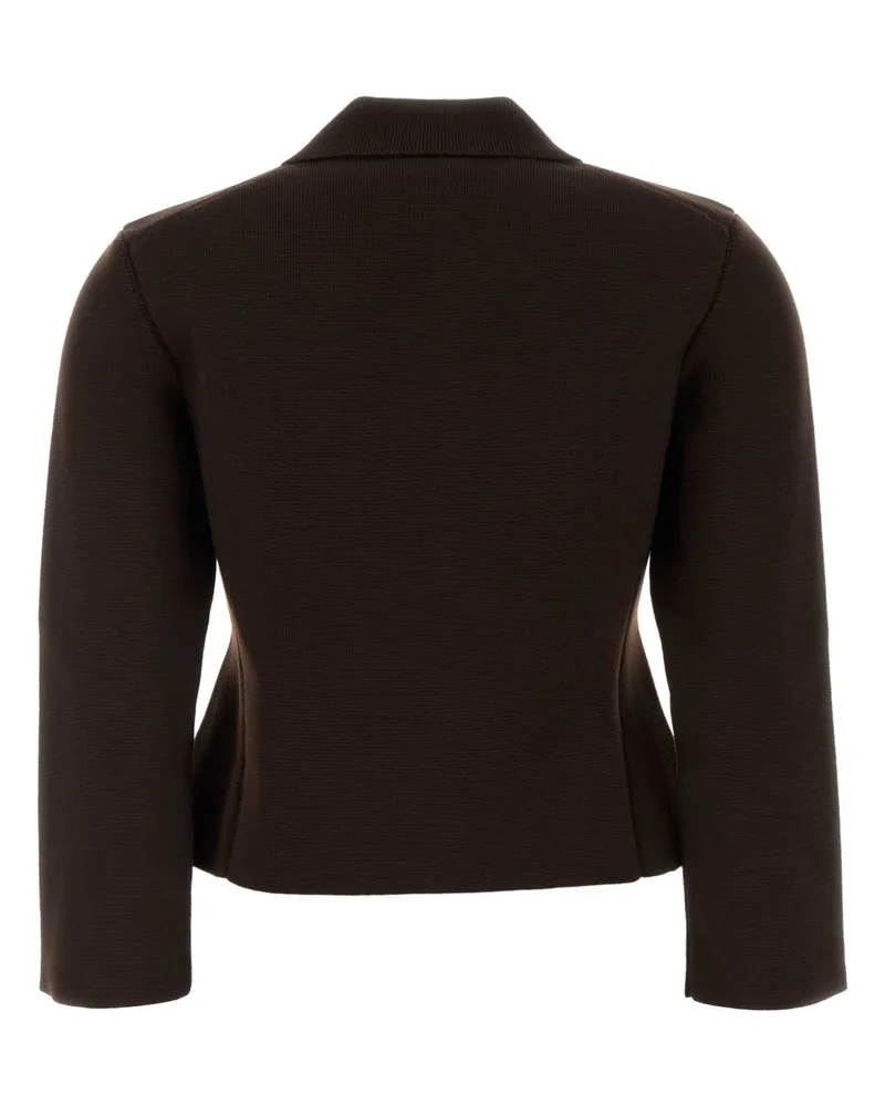 Saint Laurent Courte Blazer — Brown Brown