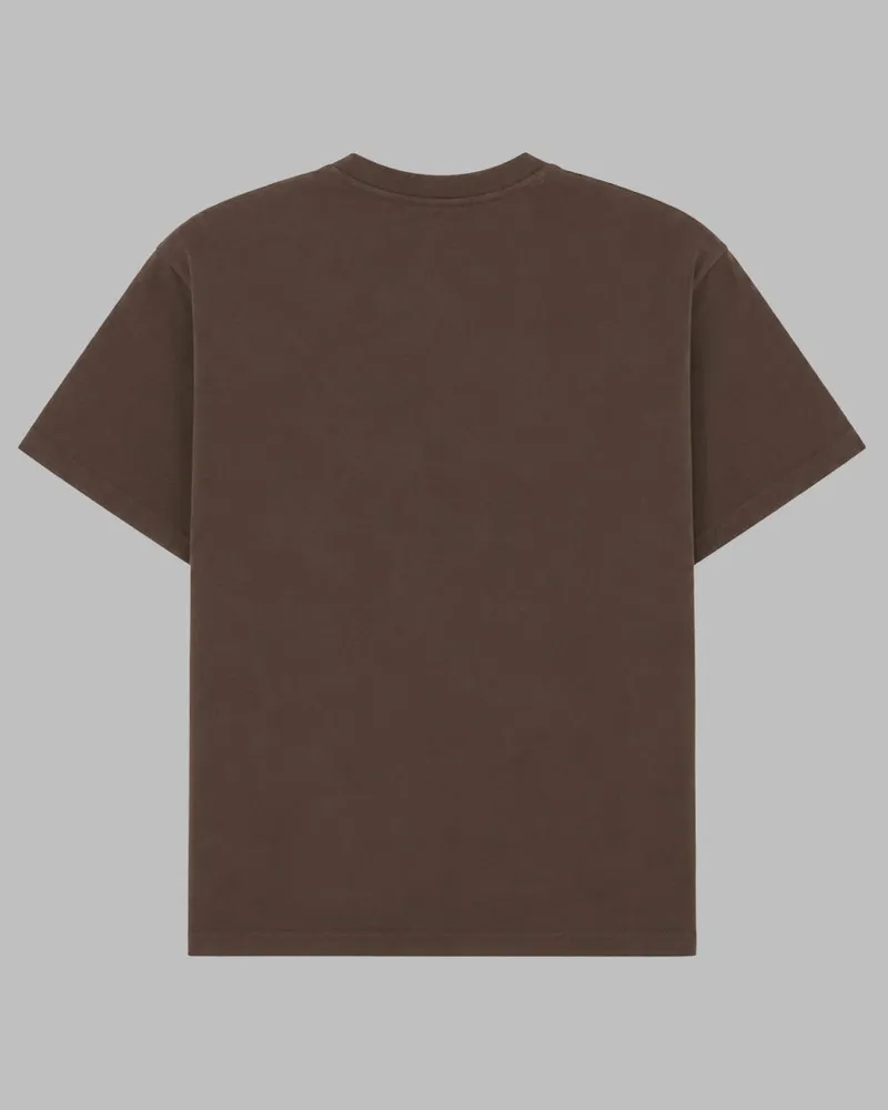 Givenchy Logo-Embroidered Cotton T-Shirt — Brown 