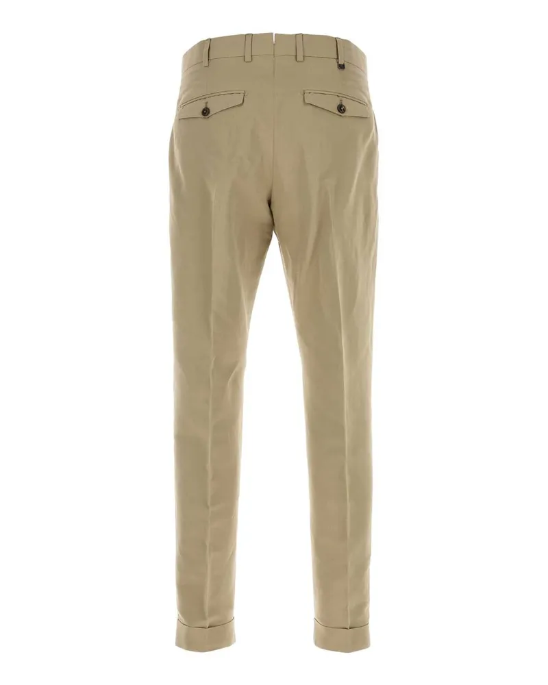 PT TORINO Men's Beige Linen Blend Pant 0060 Exterior: Cotton Pantaloni Beige