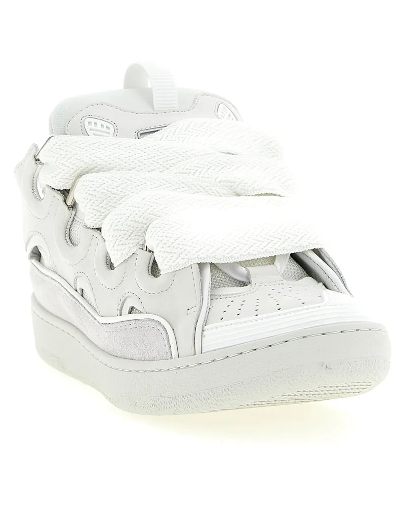 Lanvin Curb Sneaker — White White