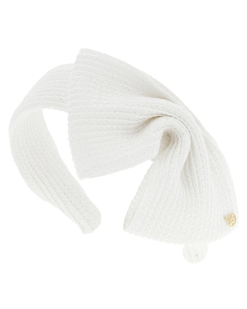 Maison Michel Women's White Papier Headband Accessory White