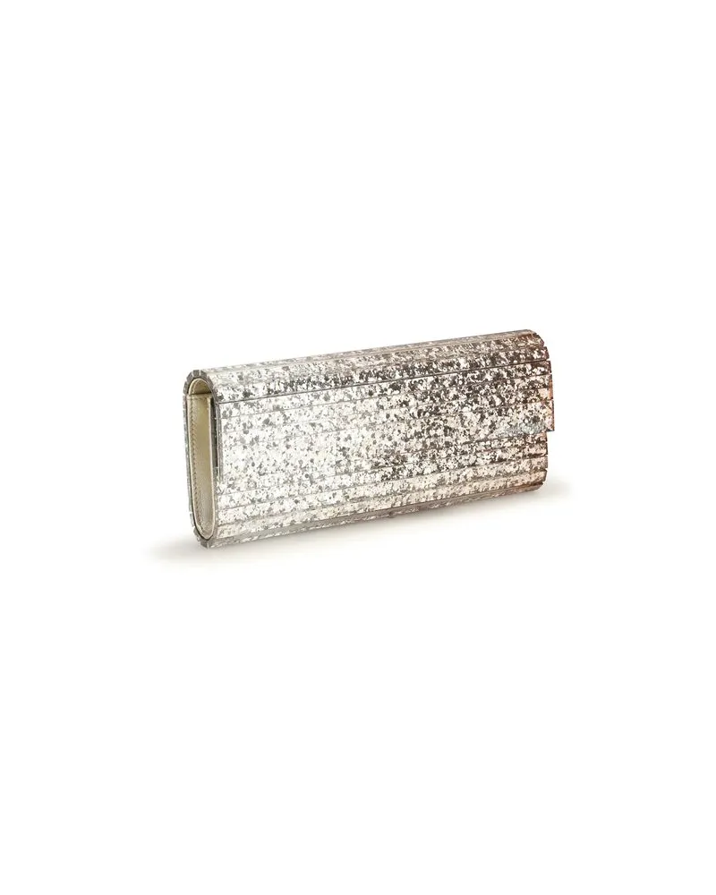 Jimmy Choo Women's Gold Plexiglass Clutch Gold