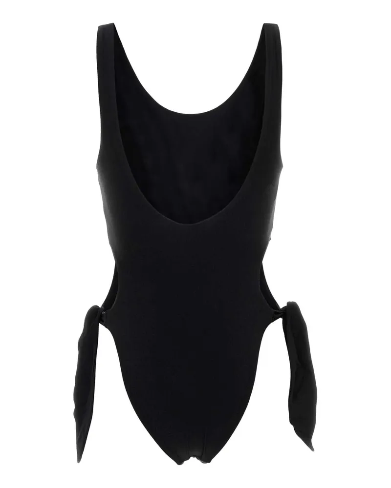 Chloé Parrot & Floral Print Swimsuit — Black Black