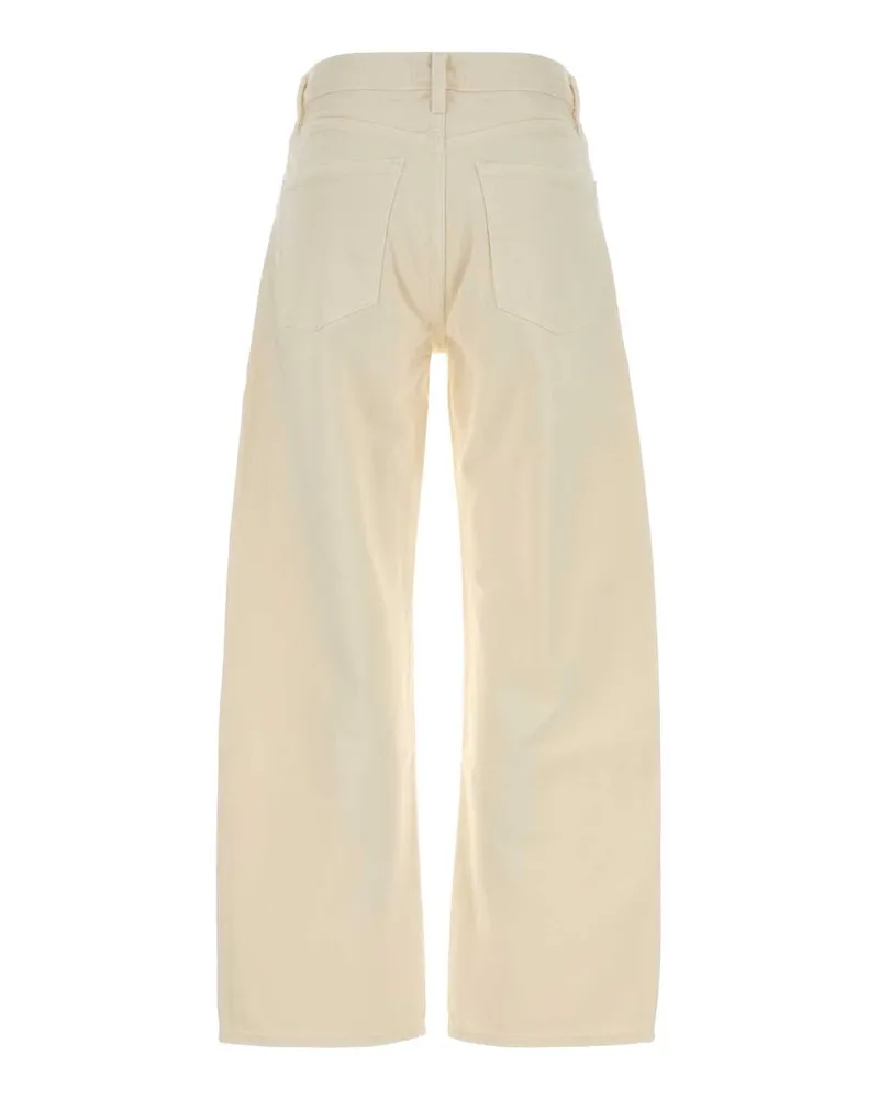 AGOLDE Women's Arc Jeans Beige Recycled Cotton Beige