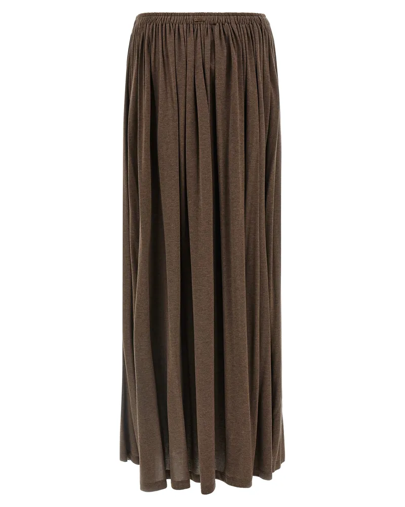 Max Mara Women's Brown Lyocell Mini Skirt Brown