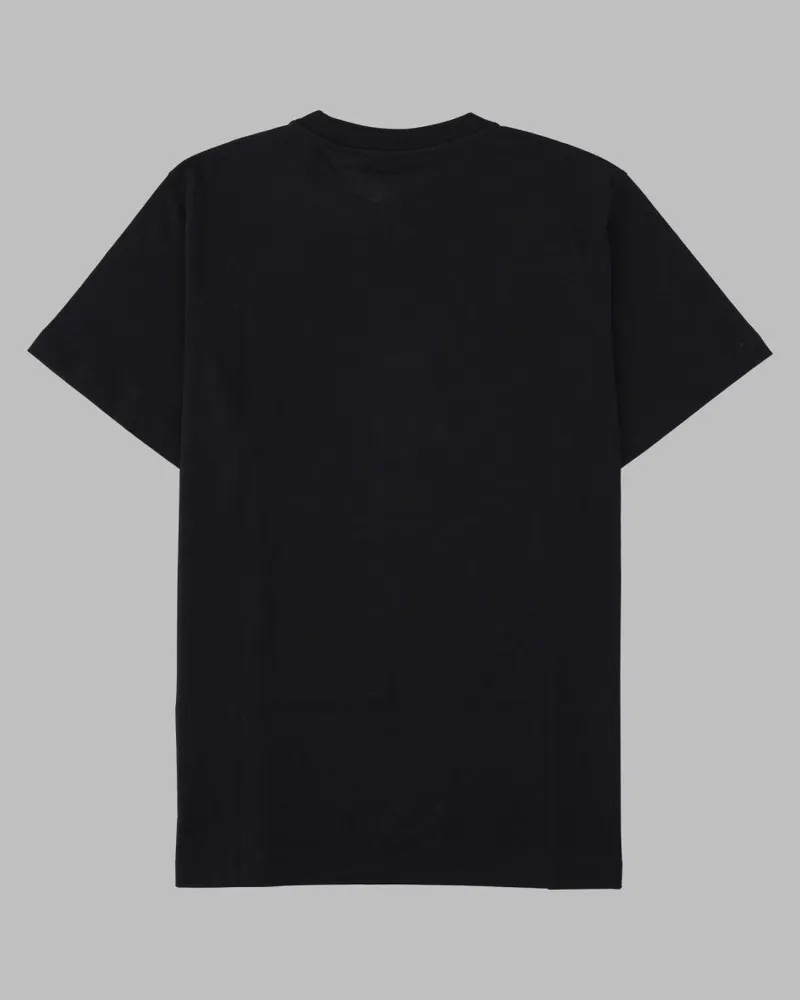 Ganni Printed Organic Cotton T-Shirt — Black Black