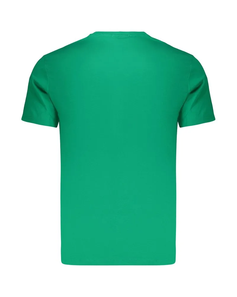 Calvin Klein Logo-Appliquéd Cotton T-Shirt — Green Green