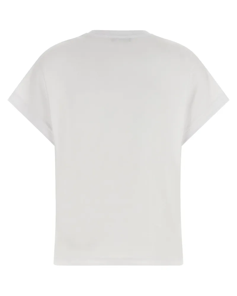 Balmain Club 45 Graphic Print T-shirt — White White