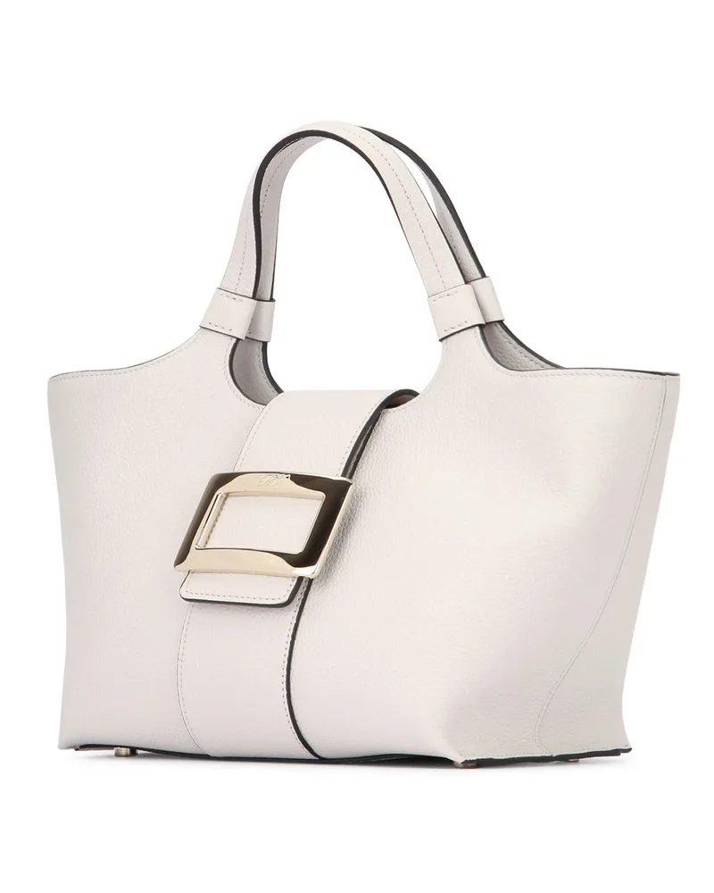 Roger Vivier Ghiaccio Medio Borse A Mano Bag White
