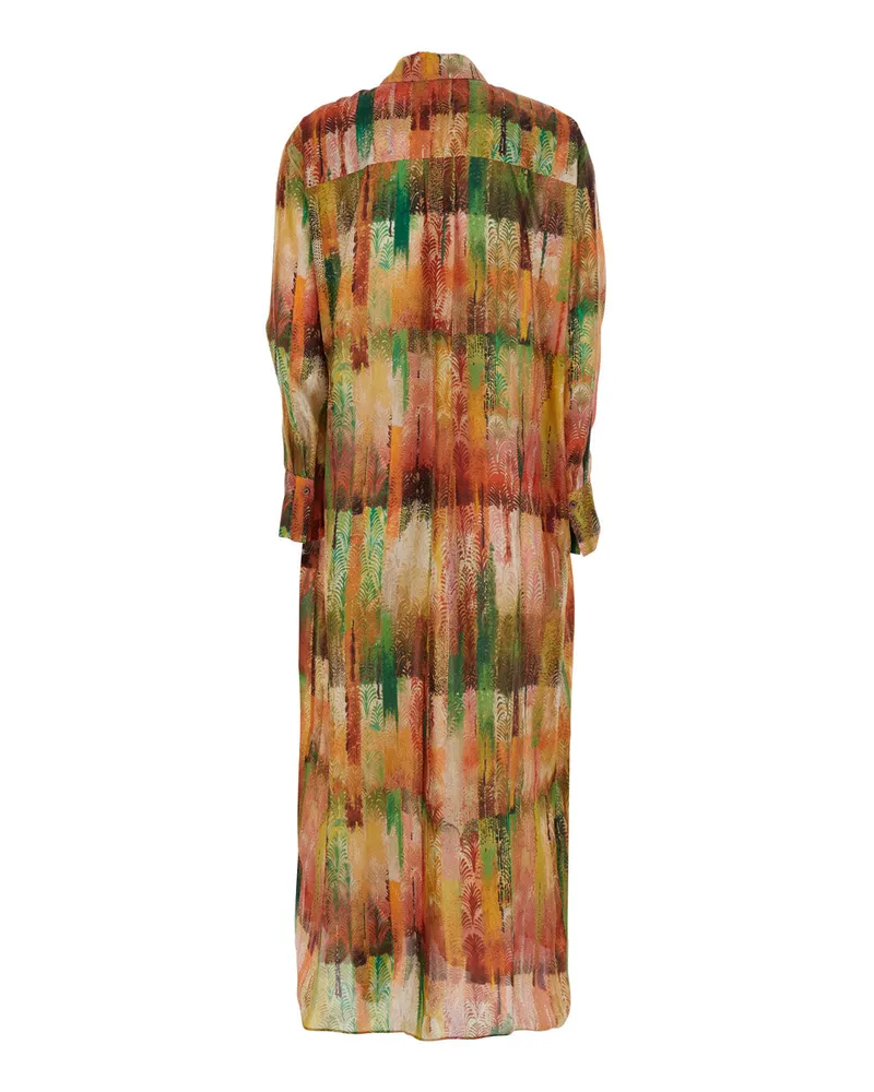 Momoni Women's Dress Jau Multicolour Silk Multicolor