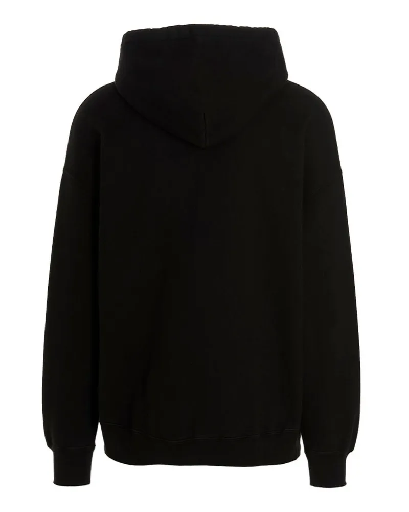 1989 STUDIO Logo-Print Cotton Hoodie — Black Black