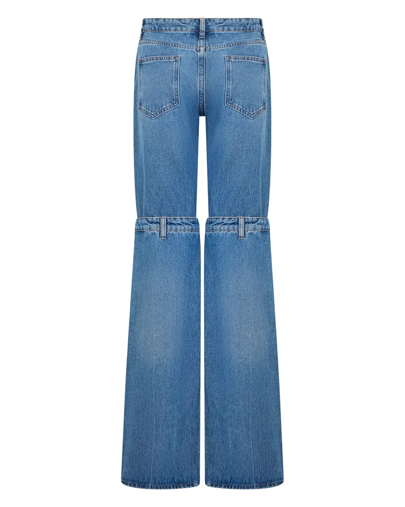 COPERNI Women's Flared Jeans Blue Denim Cotton Blue