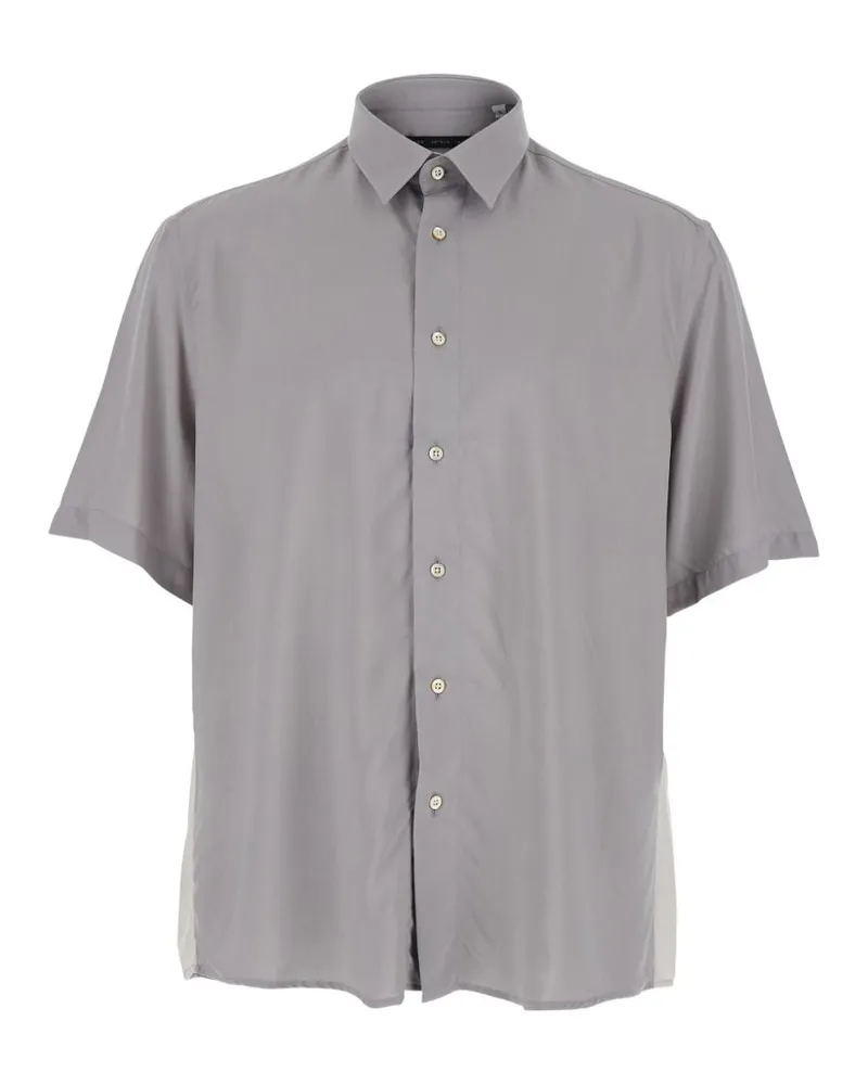 Low Brand Viscose Shirt — Gray Gray