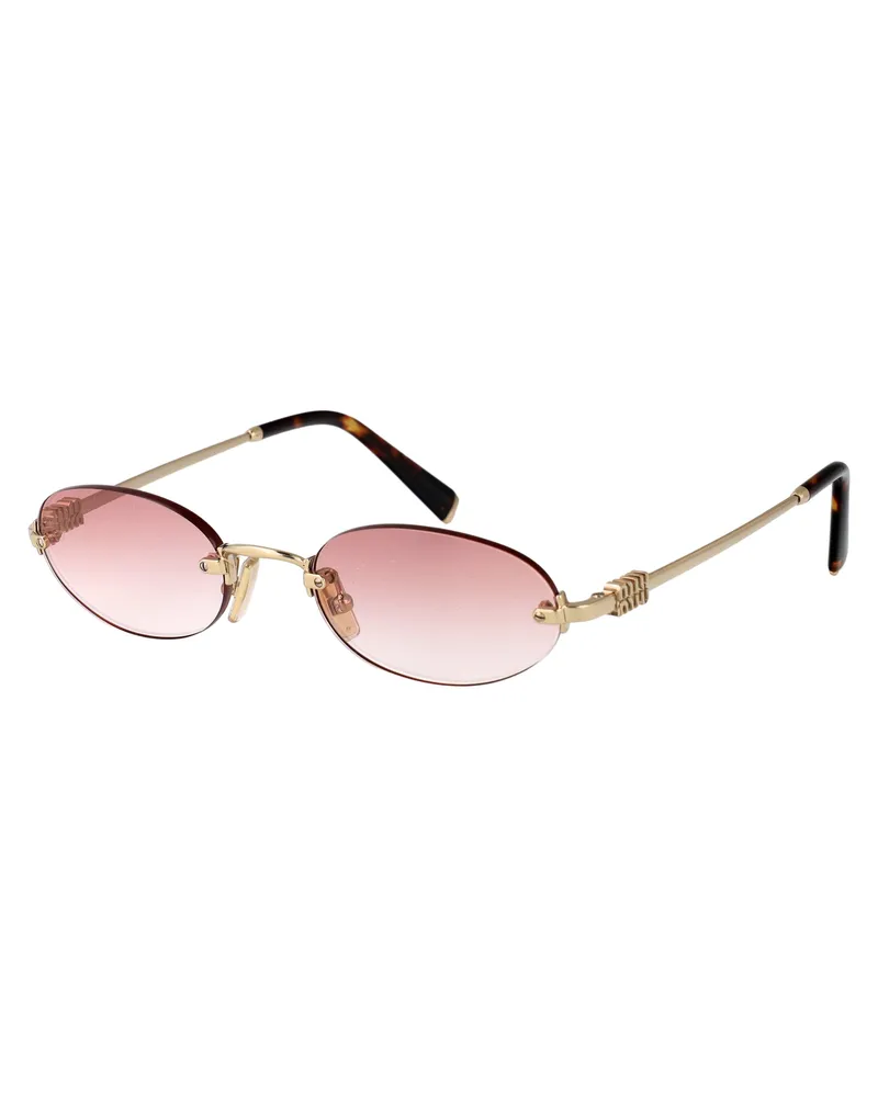 Miu Miu Women's Sunglasses Pale Gold Metal Gold