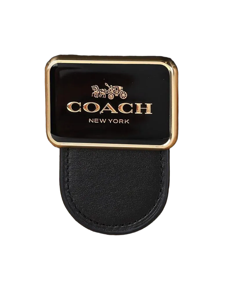 Coach Women's Satchel Gold-Khaki Black Multi Coated Canvas-Leather Satchel-bags Gold