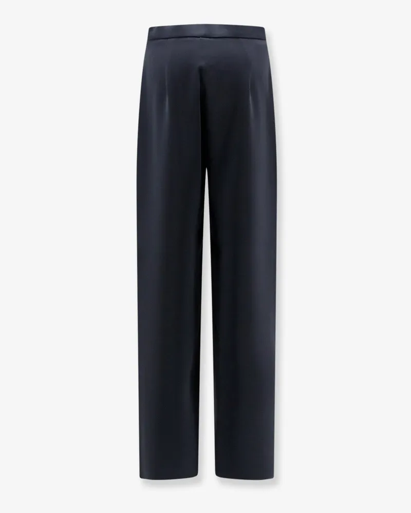 Max Mara Women's Wide-Leg Trousers Black Triacetate Black