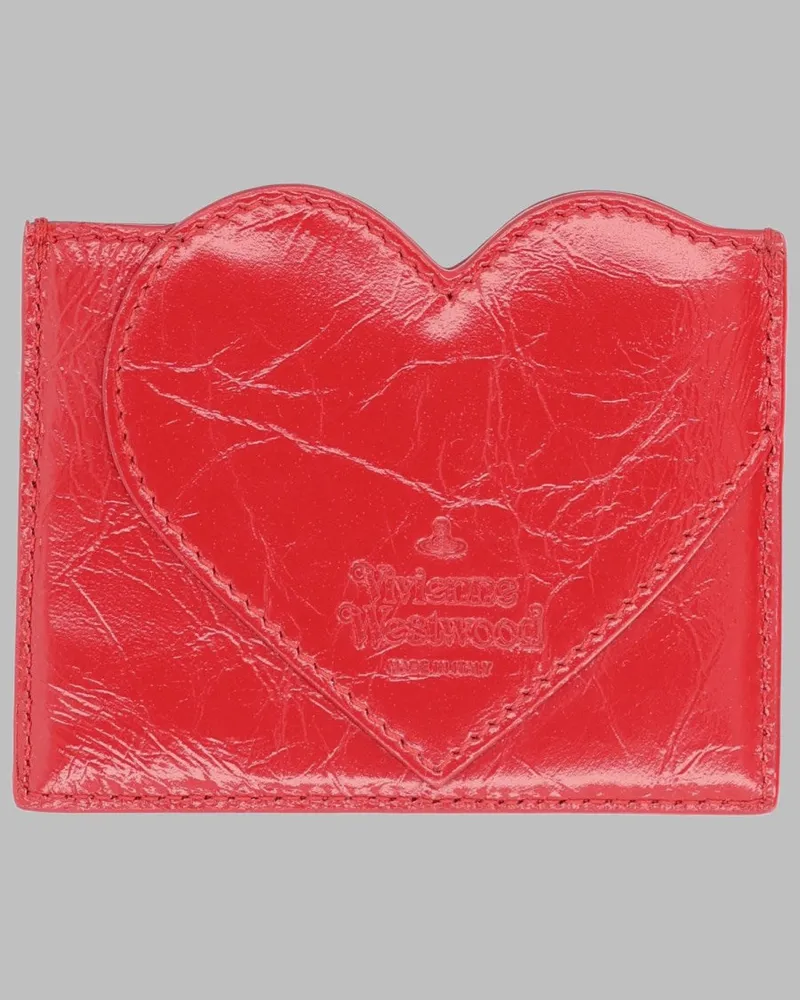 Vivienne Westwood Heart Card Case — Red Red