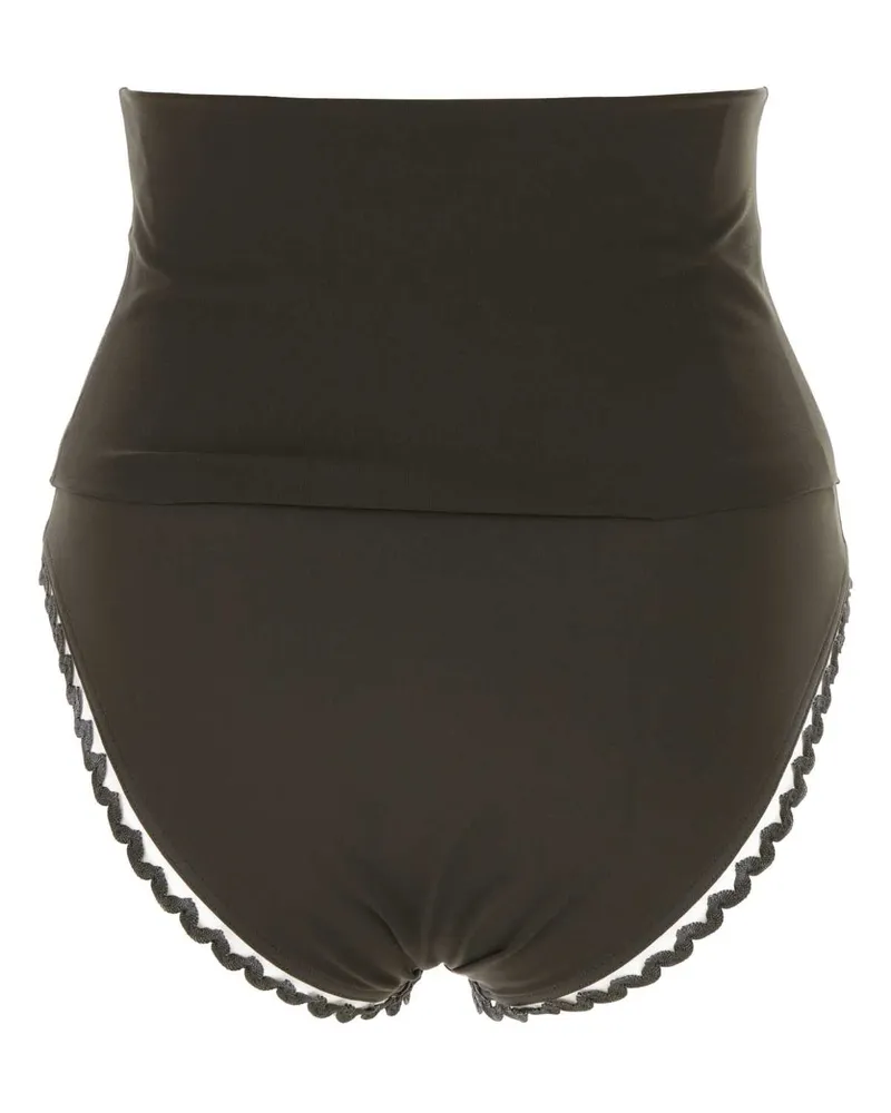 Eres Women's Dark Brown Stretch Nylon Bikini Bottom Volcan Exterior: Elastane Costumi Da Bagno Swimwear Brown