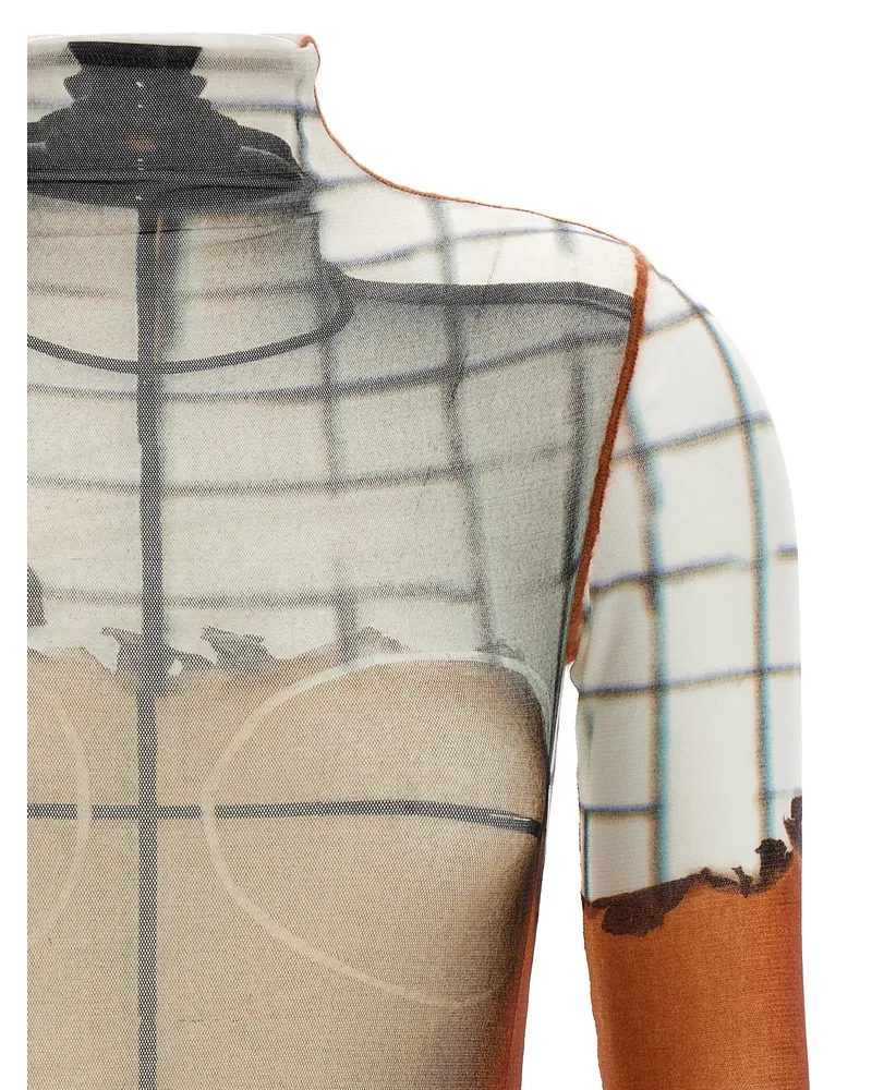 Jean Paul Gaultier Women's Multicolor Polyamide Bodysuit Clothing Multicolor