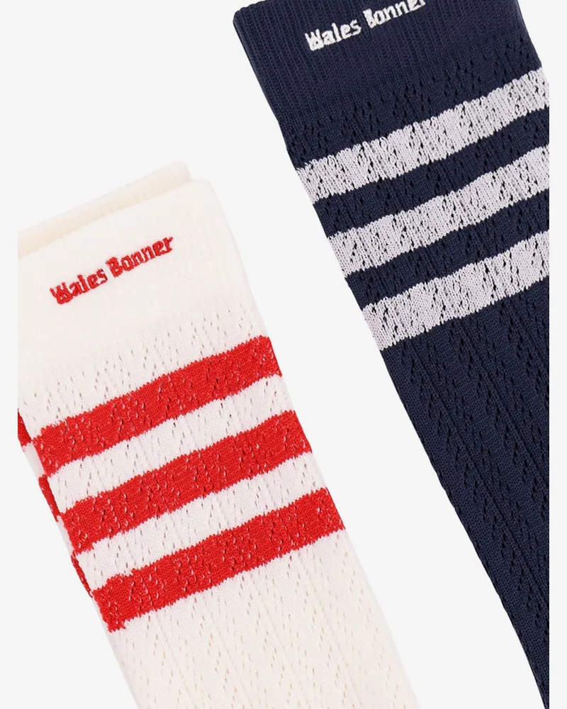 adidas Women Socks Two-Pack Cotton-Blend Multicolour Hair Accessories Multicolor