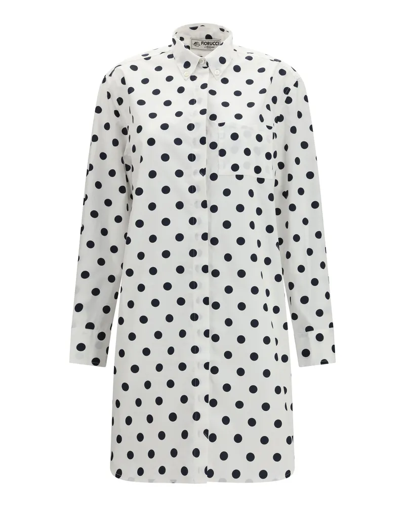 Fiorucci Women's Shirt Dress White Cotton White
