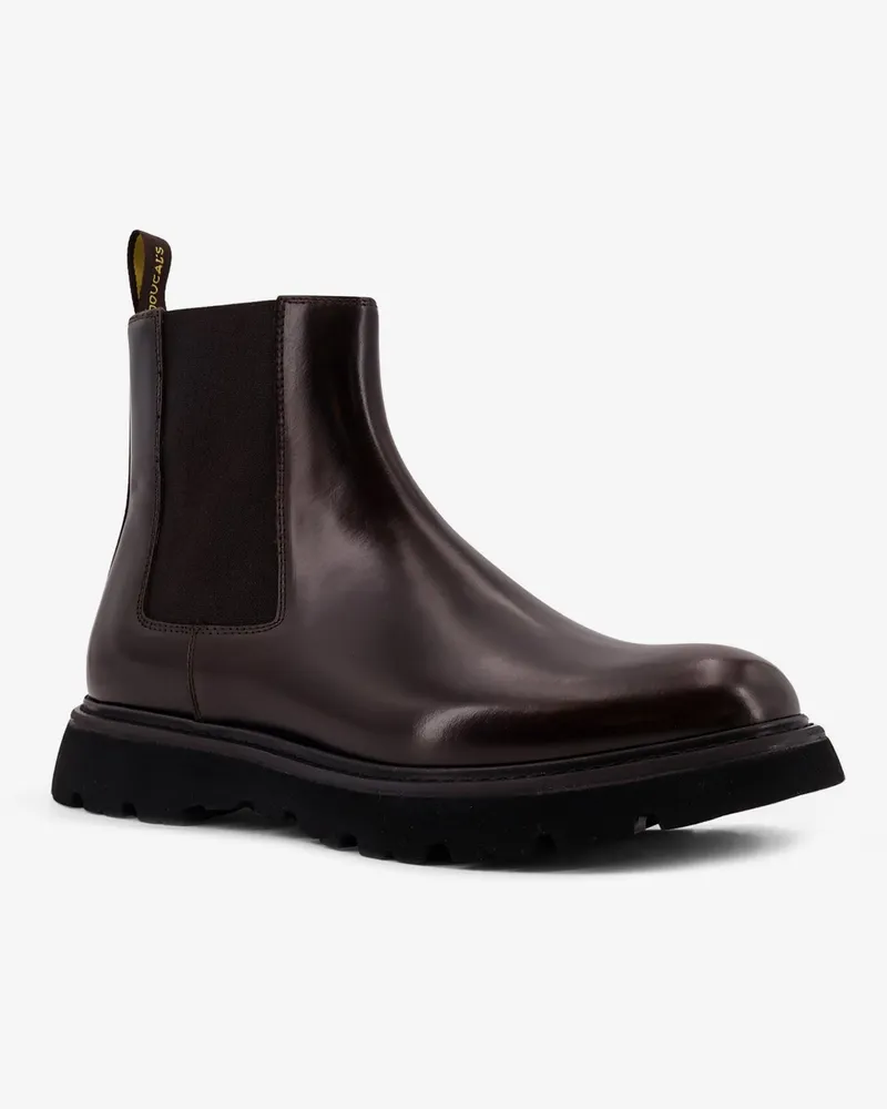 Doucal´s Men's Ankle Boots Horse Leather Brown Brown