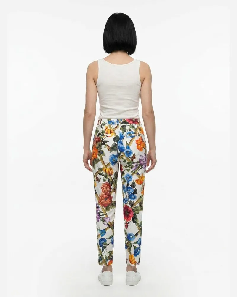Dolce & Gabbana Women's Multicolor Cotton Joggers (workout Pants Multicolor