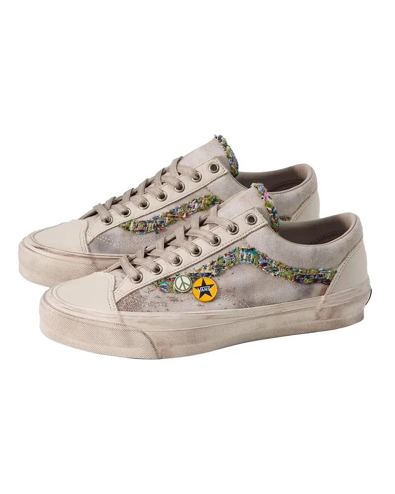 Vans Unisex Low-Top Sneakers Old Skool Oatmeal Trainers Beige