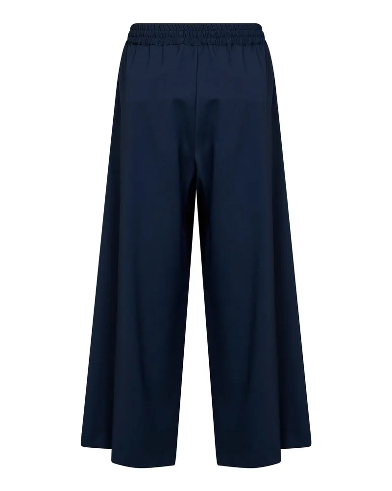 Max Mara Women's Jogging Trousers Wkdelmo Blue Virgin Wool Navy