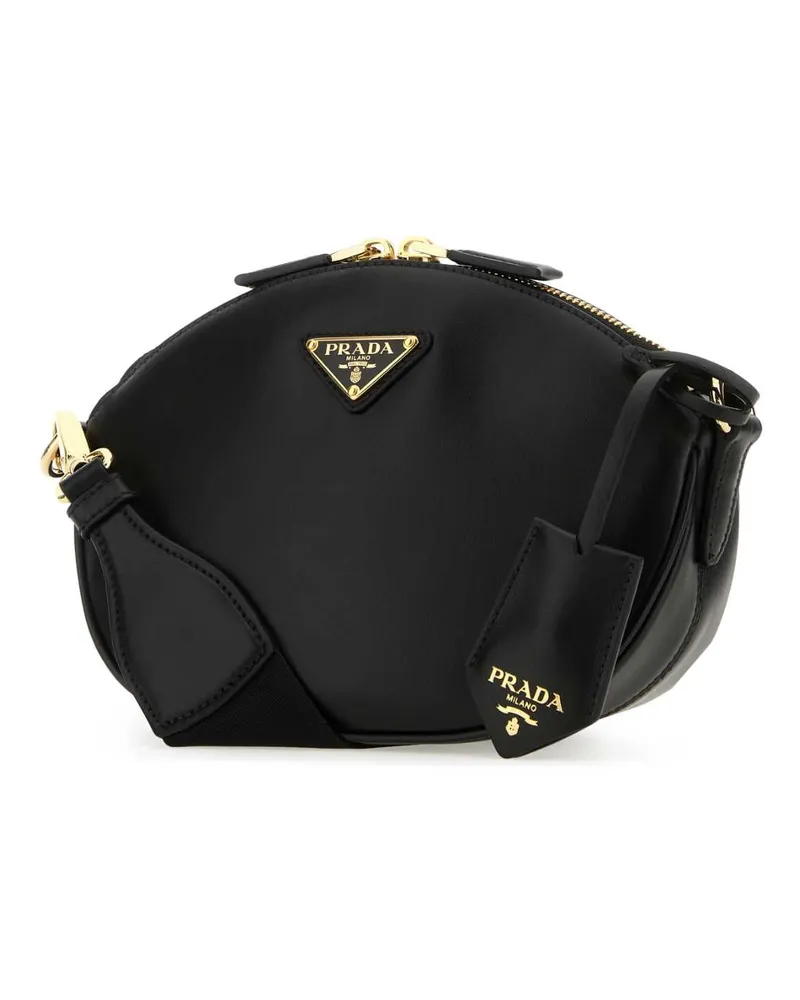 Prada Women's Black Leather Crossbody Bag Nero Vitello Borse A Tracolla Black