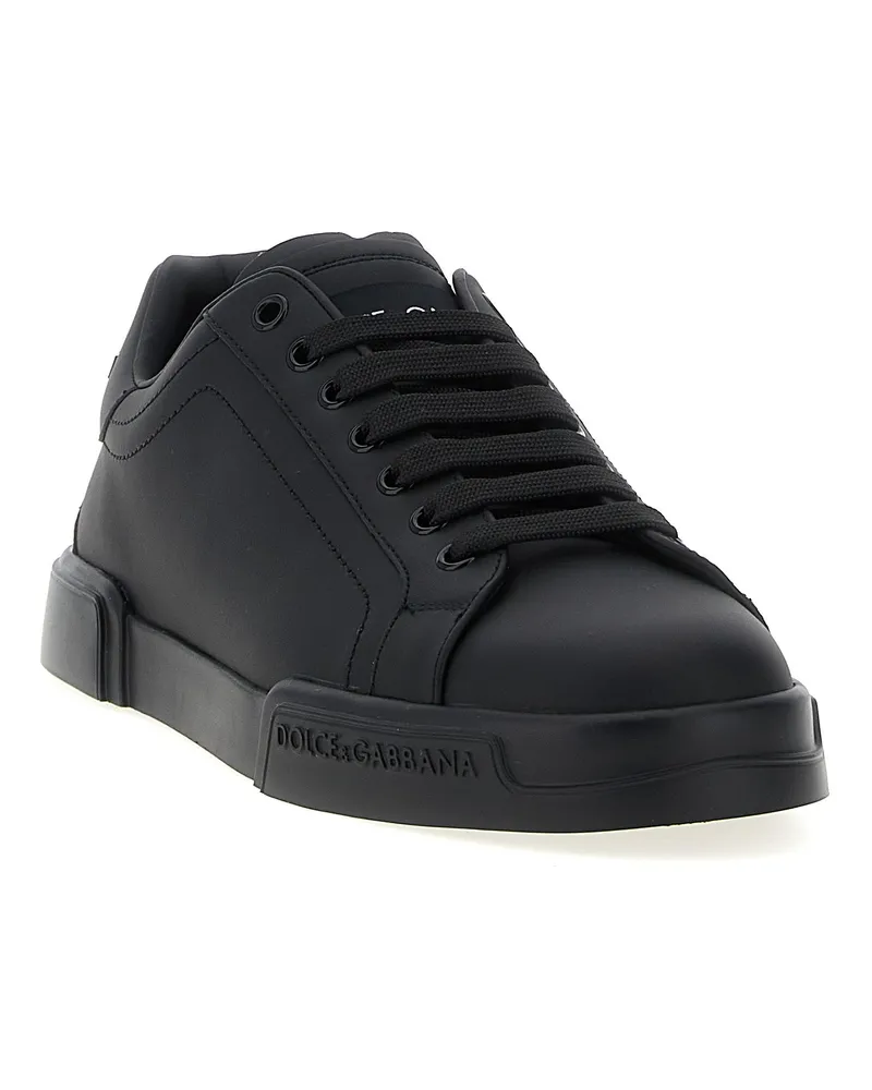 Dolce & Gabbana Portofino Sneaker — Black Black