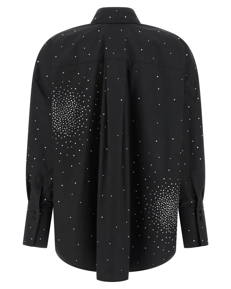 Giuseppe di Morabito Women's Black Cotton Blouse Black