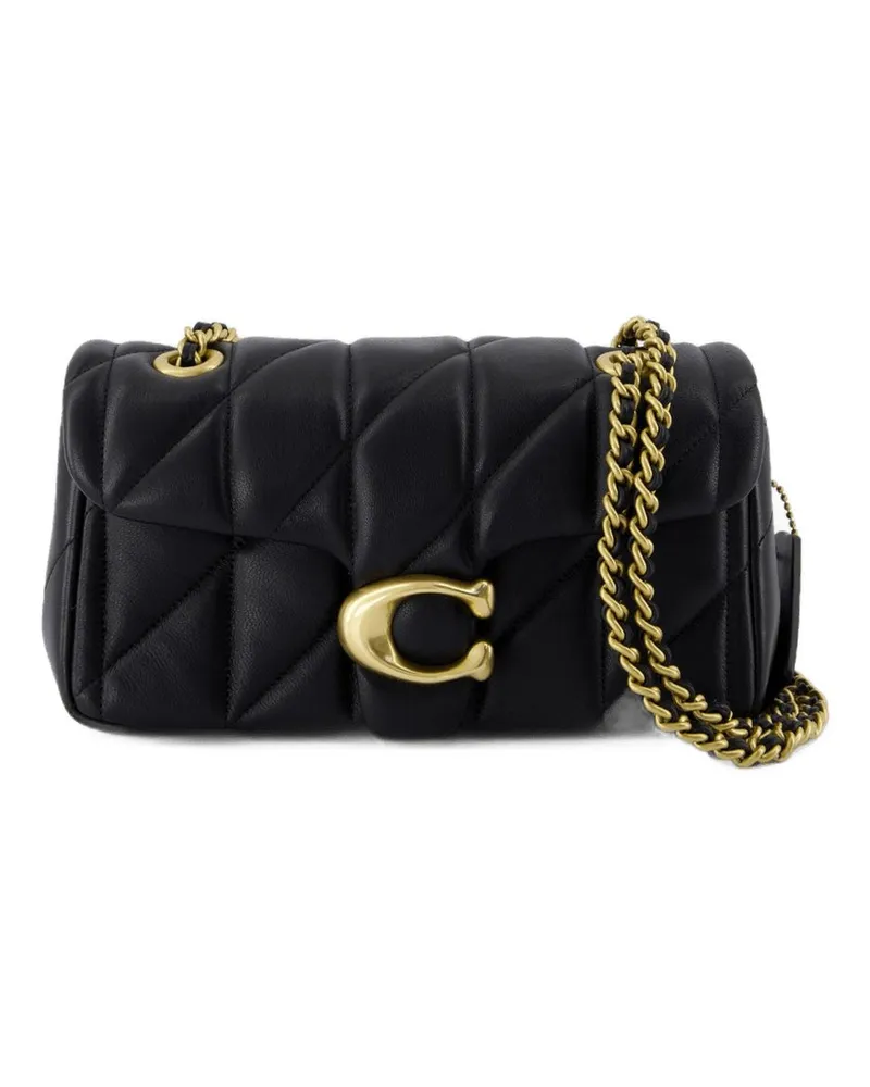 Coach Women's Tabby Shoulder Bag 20 Crossbody -  Calfskin B4-Black Canvas Shoulder-Hobo-Bags Black