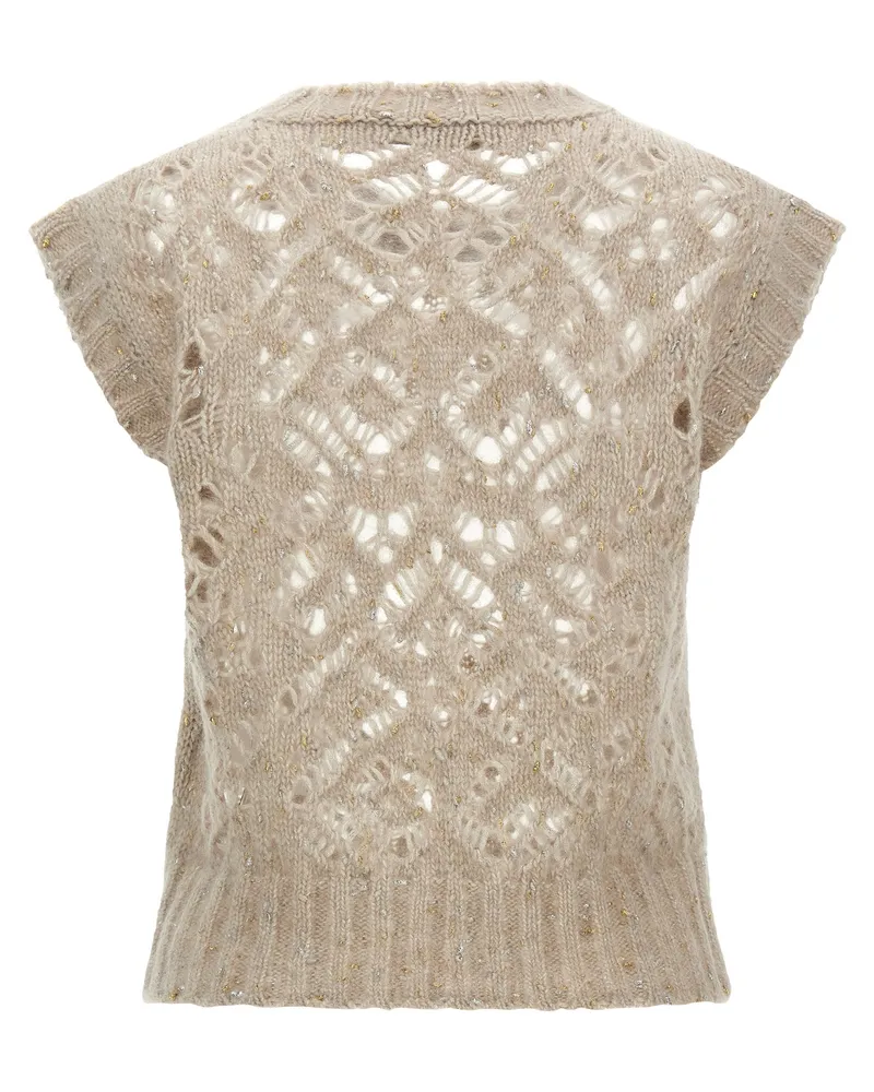 Max Mara Tank Top — Beige Beige
