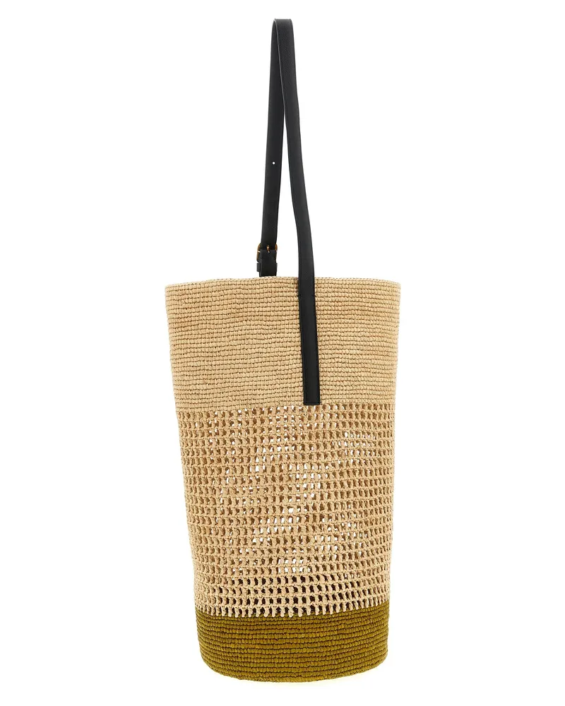 KHAITE Women's Beige Sisal Shoulder Bag Beige