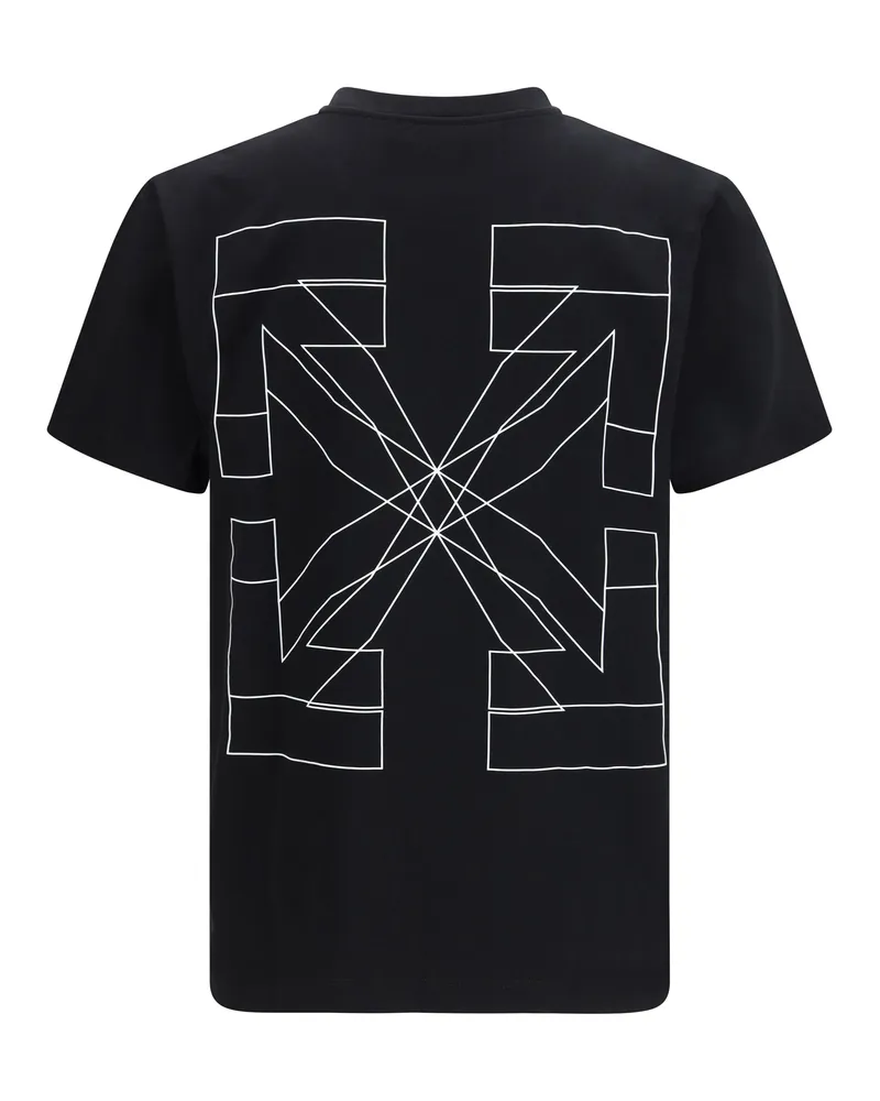 OFF-WHITE Big Double T-Shirt — Black Black