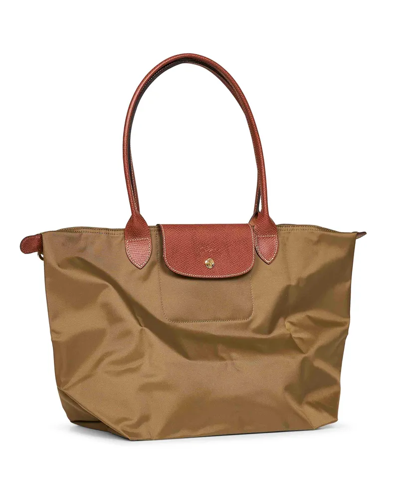 Longchamp Women's Shoulder Bag Le Pliage Original L Green Polyamide Green