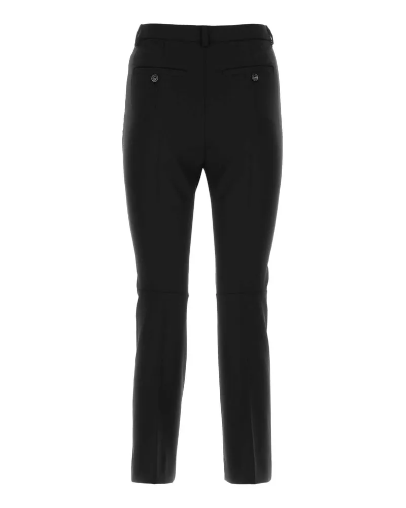 SPORTMAX Women's Black Wool Navetta Pant 003 Exterior: Pantaloni Trousers Black