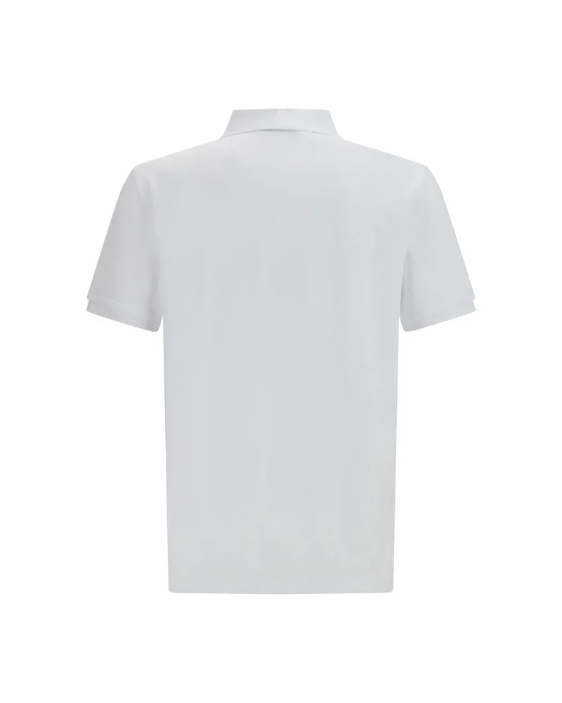 Moschino Men's White Cotton Polo Shirt White