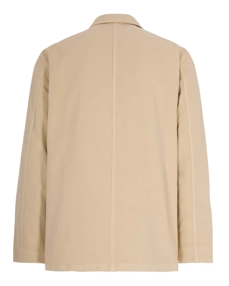 A.P.C. Men's Denim Jacket Sand Organic Cotton Beige