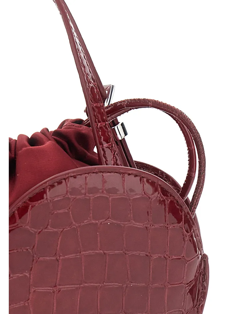 ROTATE Birger Christensen Women's Leather Handbag Red Handbags Hand Bags Red